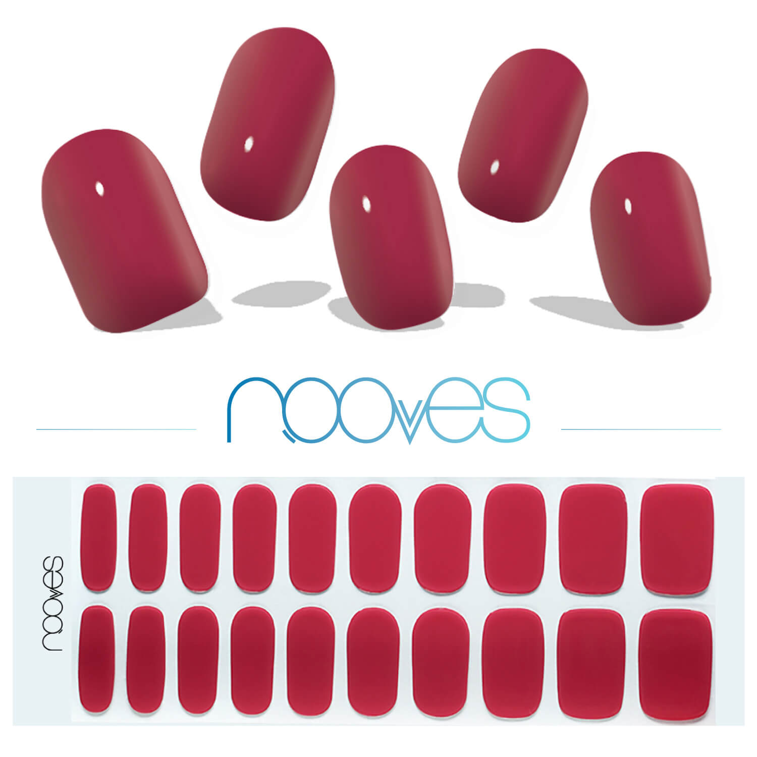 Láminas de Gel - Strawberry - Nooves Nails-4